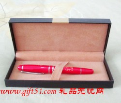 商務(wù)禮品 紅瓷簽字筆 送老師客戶