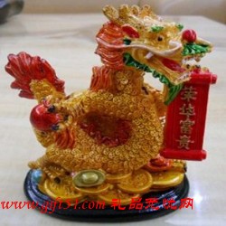 樹脂龍年擺件,榮華富貴商務(wù)禮品