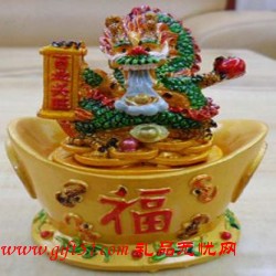 樹脂龍年工藝品,招財(cái)進(jìn)寶鎮(zhèn)災(zāi)避邪