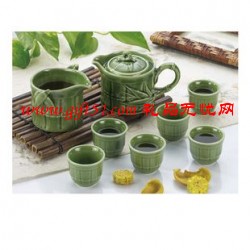 乾唐軒帶手柄新竹節(jié)茶具