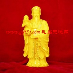 商務(wù)禮品絨沙金財(cái)?shù)撔蔷龜[件